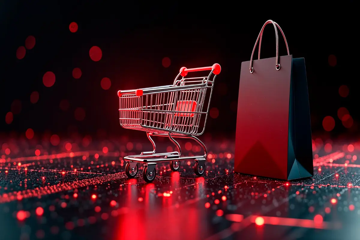 E-commerce marketing and online sales advertising campaign